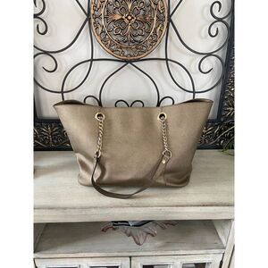 Calvin Klein Gold Metallic Tote